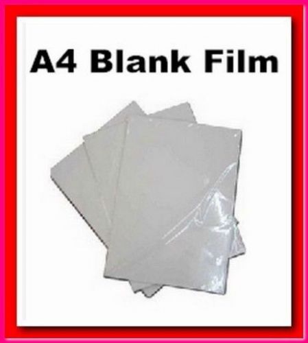 50pcs Blank WaterTransfer Printing Film For Inkjet Printer,A4 Size Hydrographic
