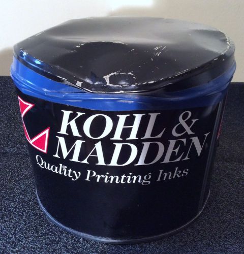 Kohl &amp; Madden Quality Printing Ink, Wax Free, PMS 282 Blue, 5 lb.