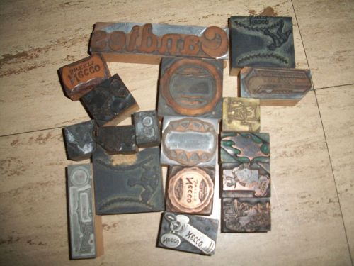 Vintage Printers Letterpress Cuts &amp; Engravings, Type, Copperplate &amp; Wood Images