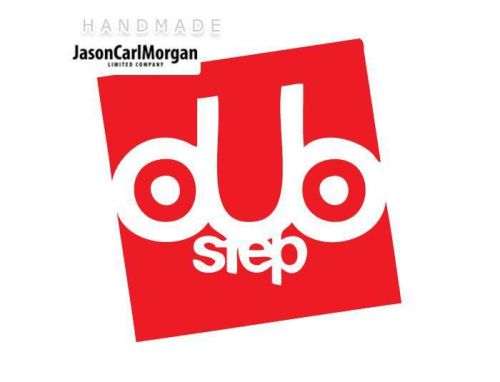 JCM® Iron On Applique Decal, Dubstep Red