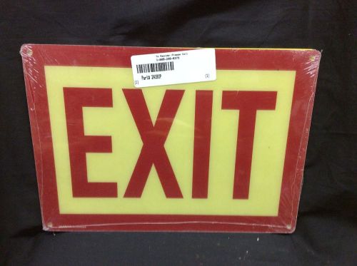 Plastic Exit sign