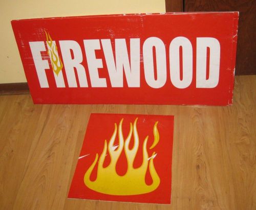 Firewood Sign / Selling Firewood / Banner / Almost 3 feet Long!!