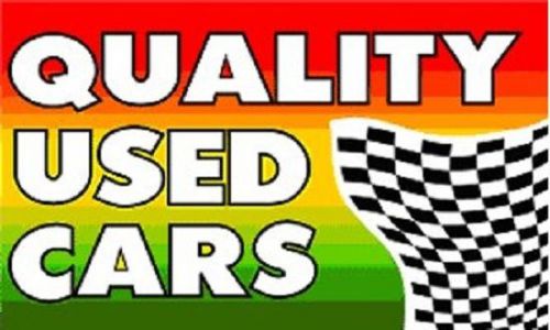 QUALITY USED CARS Flag 3x5&#039; Auto Dealer Banner Advertising Pennant Business Sign