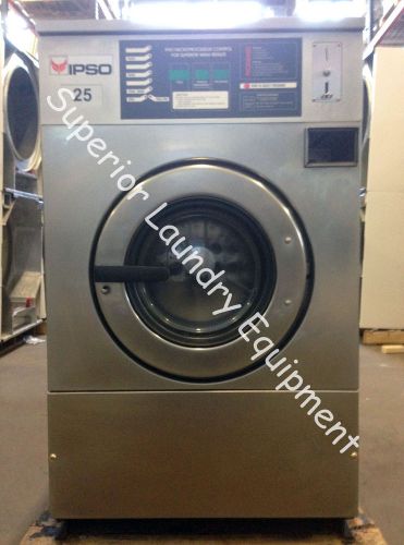 Ipso 25lb washer we95 220v/3ph micro20 control coin fully reconditioned for sale