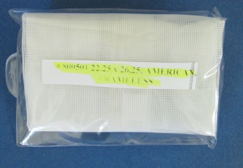 50-60 lint screen 22 1/4&#034; x 26&#034;, frameless for american dryer part# 800501 for sale