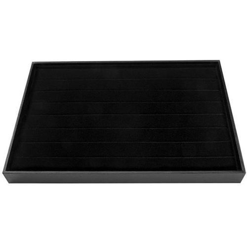 Black velvet jewelry ring display tray brand new! for sale