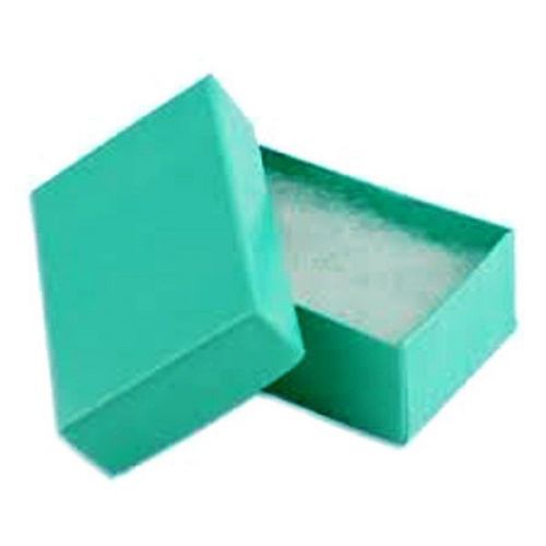 Wholesale 100 Teal Cotton Filled Jewelry Gift Boxes 2 1/2&#034; x 1 1/2&#034;
