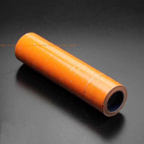Orange Color 5000 Lables Price Tags Labeller Label Gun Paper For MX-5500 MX 5500