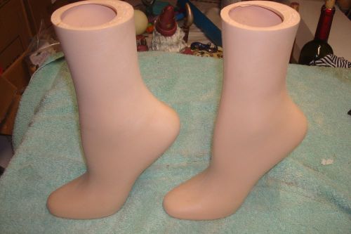 Female mannequin feet weighted pair rpm industries..