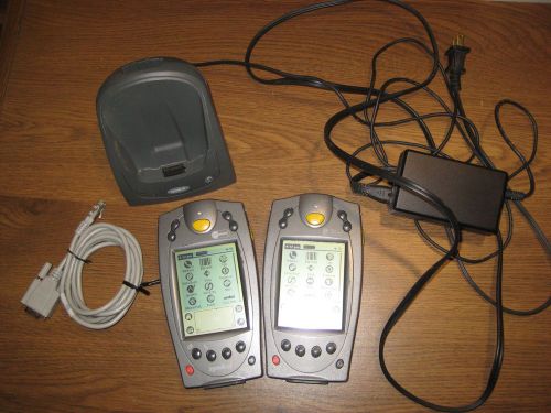 TWO Symbol Technologies Pocket Barcode Scanners SPT1700 Palm OS + cradle