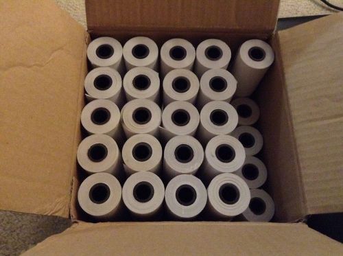 2 1/4&#034; x 50&#039; thermal cash register/credit card paper roll---46 rolls! for sale