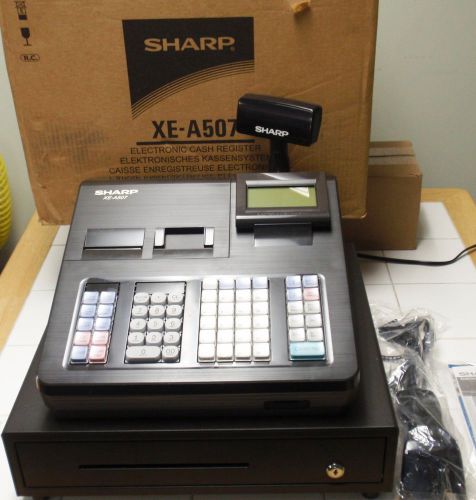 Sharp Cash Register with Scanner XE-A507