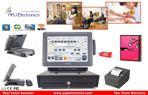 Salon all-in-one point of sale complete system, salon maid pos software for sale