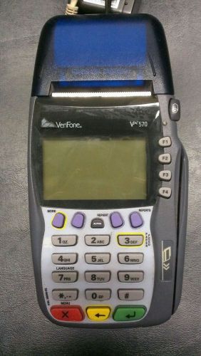 VeriFone VX570 Credit Card Machine Terminal with Dual Comm Capability (Dial/Web)