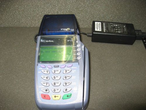 Verifone Omni 5100 credit card terminal verifone vx510 with Adater