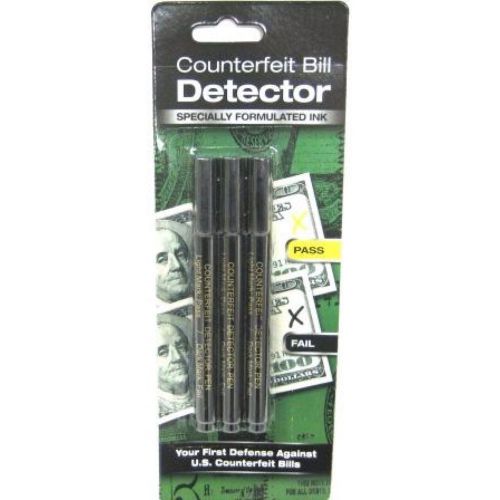 Counterfeit Bill Detector Pens 12 Pack