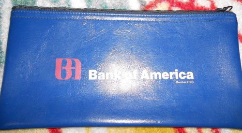 Bank of America Deposit Money Zipper Bag - 5.5&#034; x 11&#034;  1006H