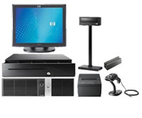 New retail hp pos hardware bundle &amp; cash register express® pc america software for sale