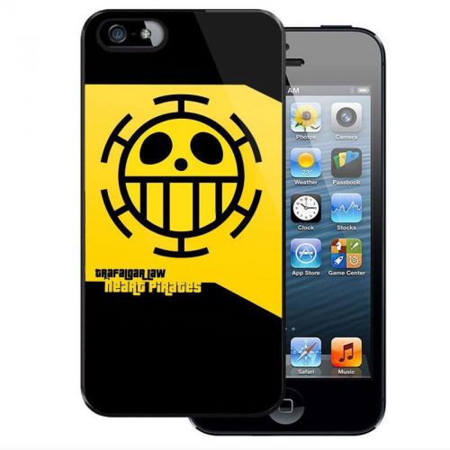 Case - One Piece Logo Trafalgar Law Hearts Pirates Cartoon - iPhone and Samsung