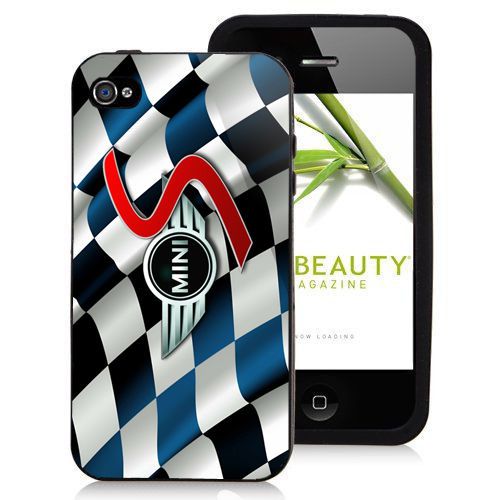 Mini Cooper Emblem Logos Checkers Logo iPhone 5c 5s 5 4 4s 6 6plus case