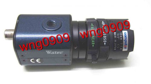 WATEC WAT-902H WAT902H Camera + Computar Lens 12mm F1.4 *USED* free ship