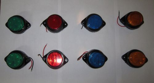 8 x 12V LED Marker Light Lamp Side Rear Tail Outline Indicator Trailer