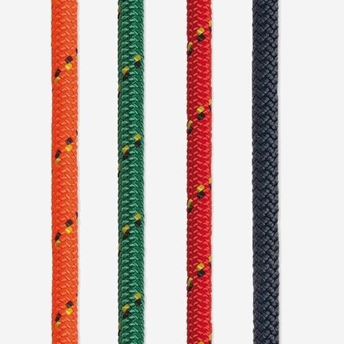 Petzl, 8 mm Rescue Cord (Green, Black, Orange, Red) 150 feet