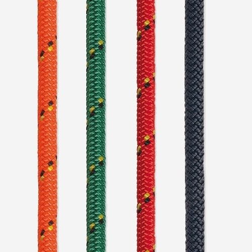 Petzl, 8 mm Rescue Cord (Green, Black, Orange, Red) 150 feet