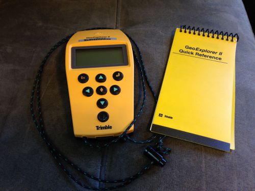 Trimble GeoExplorer 2 GPS Handheld Geo Explorer II WITH Quick Reference Book