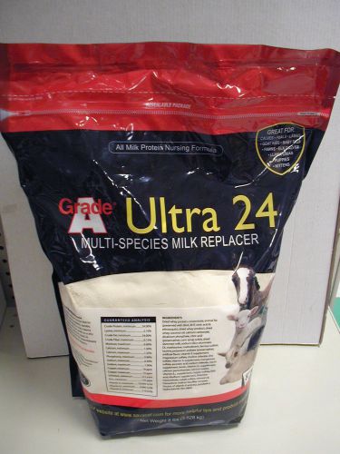 Sav-A-Caf - Ultra 24 - Multi Species Milk replacer, Sheep, Goats, Calves,- 8 lbs