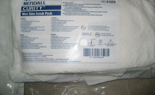 Povidone Iodine Surgical Field Scrub Paks by Kendall  Case of 20 FREE U. S. SHIP