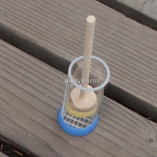 1 PC PRACTICAL QUEEN MARKING CAGE WITH PLUNGER BEEKEEPING BEE