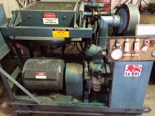 Leroi 40ss rotary screw 40hp air compressor for sale