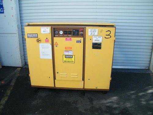Kaeser 40hp bs50 rotary screw air compressor ingersoll rand atlas copco quincy for sale