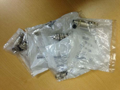 PHOENIX CONTACT CONNECTOR (P/N SACC-M12MJ-5CON-PG9-SH) LOT OF 8