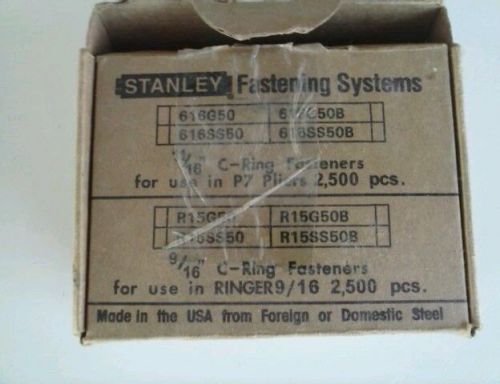 STANLEY FASTENING SYSTEMS STAINLESS HOG RING