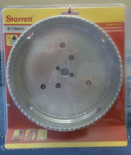 Starrett diamond grit 6&#034; (152mm) hole saw. for sale