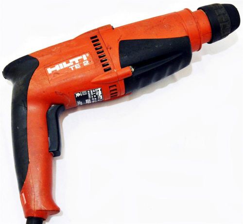 HILTI TE2 120 VOLT 1200 RPM VARIABLE 1/2 INCH REVERSIBLE ROTARY HAMMER DRILL