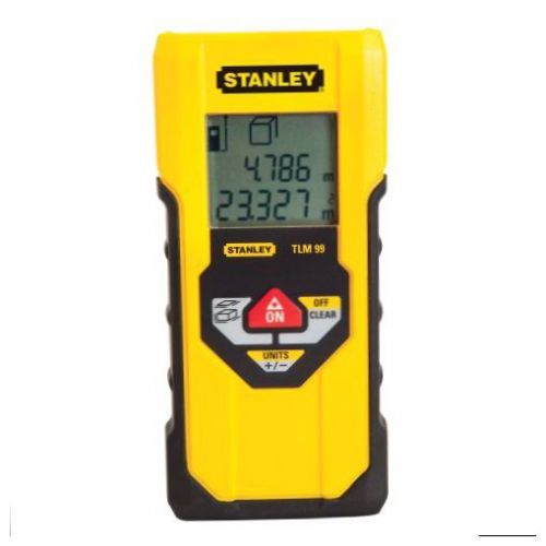 Laser distance measurer lcd stanley stht77138x range 100-feet (30m) with manual for sale
