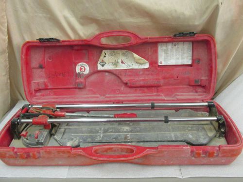 Felker Rubi TR-600 TR600 Ceramic Tile Cutter with case