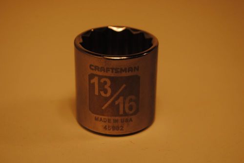 Craftsman 3/8 in. drive 13/16 12 point socket new for sale