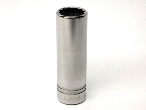 Williams 1/2&#034; drive 3/4&#034; 12-point deep socket sd-1224 for sale