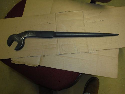 Williams #209 spud ironworker&#039;s wrench. 30 deg. angle head. 21&#034; long  see detail for sale