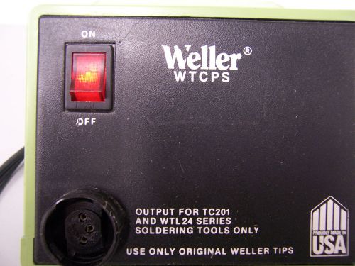 7281 weller wtcps pu120 soldering iron no iron for sale