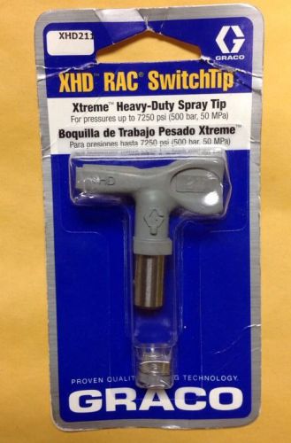 Graco xhd211 rac switchtip xtreme heavy duty spray tip for sale