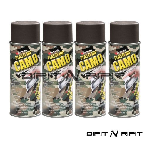 Performix Plasti Dip 4 Pack of Camo Brown Aerosol Spray Cans Rubber Dip Coating