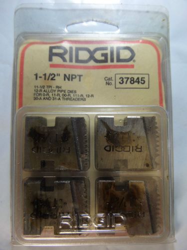 NEW Ridgid 1-1/2&#034; NPT Dies 11-1/2 TPI  RH 37845 0-R, 11-R, 00-R, 111-R, 12-R