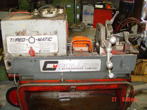 Collins 1/2&#039;&#039; - 2&#039;&#039; pipe threading machine thread-o-matic for sale