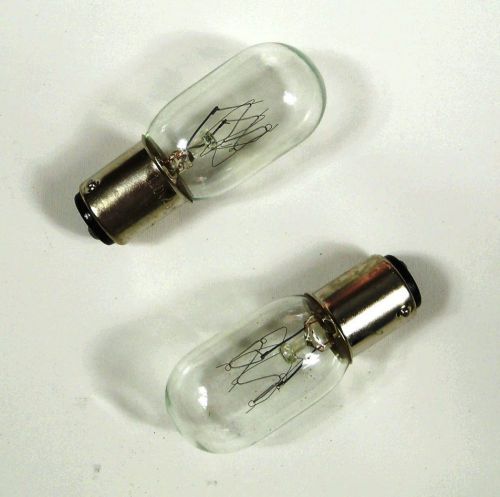 Pair light bulbs 25w 115v 40920a for clarke edgers b2, super 7r, super e bulb for sale