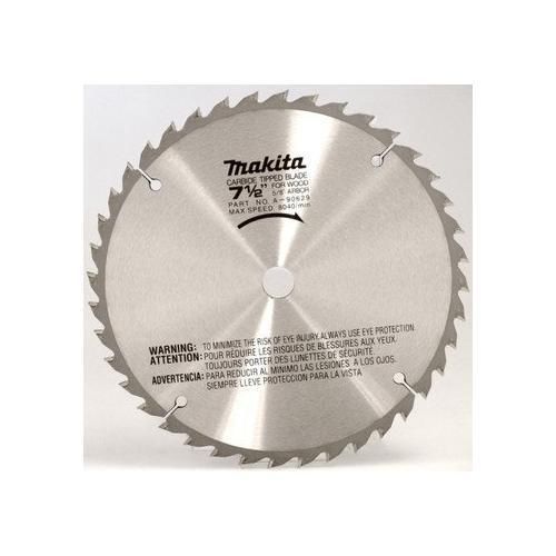 Makita A-90629 7-1/2-Inch 40 Tooth Carbide Tipped Wood Saw Blade New